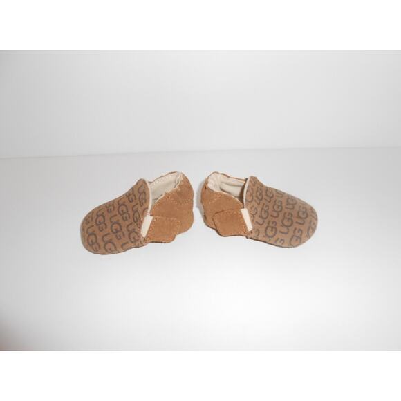 UGG Chestnut Baby Logo Pre-walker Roos Booties - Picture 11 of 16